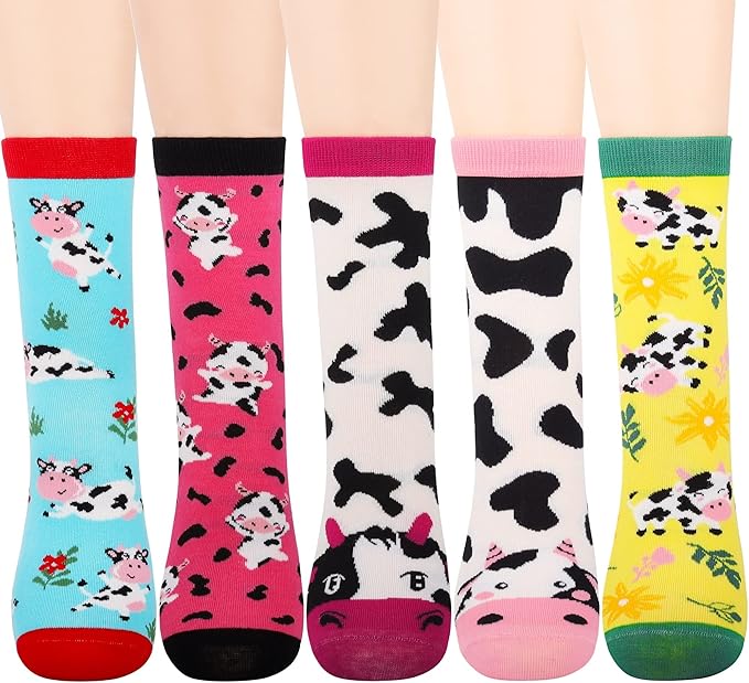 Assorted Cow Socks $5 a pair